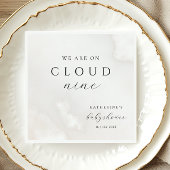 男女兼用On Cloud Nine Baby Shower スタンダードカクテルナプキン