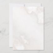 男女兼用On Cloud Nine Baby Shower 招待状 (裏面)