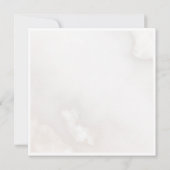 男女兼用On Cloud Nine Baby Shower 招待状 (裏面)