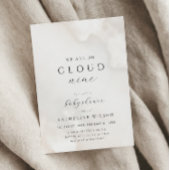 男女兼用On Cloud Nine Baby Shower 招待状