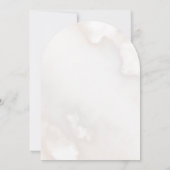 男女兼用On Cloud Nine Baby Shower 招待状 (裏面)