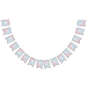 男女別にピンクと青の赤ちゃんモダンのシャワーを表示 バンティングフラッグ (全)