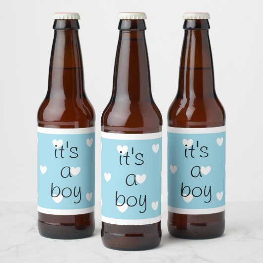 男女別のビールのラベル ビールラベル (ボトル)