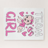 男女別リビールチームの女の子パーティーセット ジグソーパズル (横)