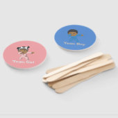 男女別リビールチームの女の子/男の子ピンクまたは青 ハンドファン (組立なし)