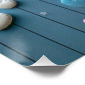 男女別リビール男女別のピンクとブルーのポスター ポスター (コーナー)