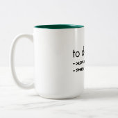 男女同権主義のコーヒー・マグ ツートーンマグカップ (左)