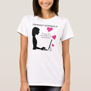男女同権主義のロマンス: 彼女は彼女の自身のキャミソールを裂いてもい Tシャツ
