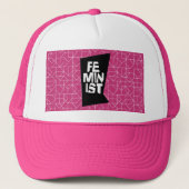 男女同権主義の女性のメスの女の子の追随的で等しい女性 キャップ (正面)