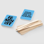 男女同権主義の女性のメスの女の子の追随的で等しい女性 ハンドファン (組立なし)