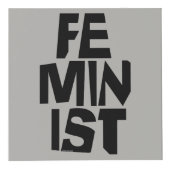 男女同権主義の女性のメスの女の子の追随的で等しい女性 フォトキューブ (正面)