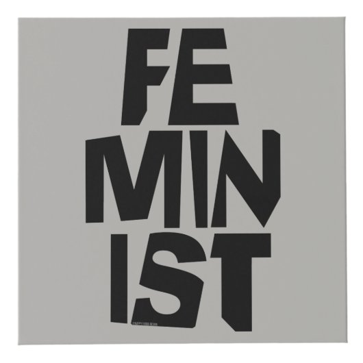 男女同権主義の女性のメスの女の子の追随的で等しい女性 フォトキューブ (正面)