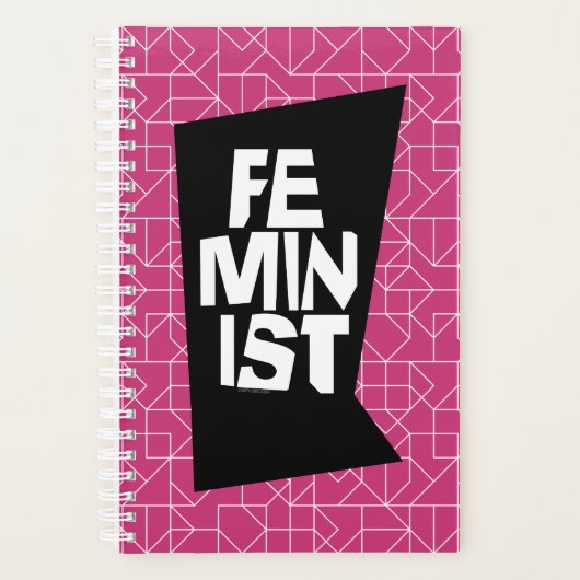 男女同権主義の女性のメスの女の子の追随的で等しい女性 プランナー手帳 (正面)