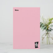 男女同権主義の女性のメスの女の子の追随的で等しい女性 便箋 (スタンド正面)