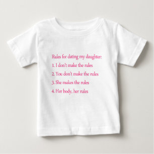 男女同権主義の父および彼の規則 ベビーTシャツ