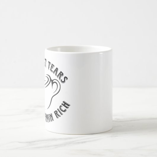 男女同権主義の破損 コーヒーマグカップ (中央)