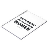 男女同権主義の螺線形ノート ノートブック (左側)