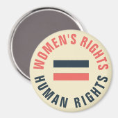 男女同権主義女性の権利の等しい人権 マグネット (正面/裏面)
