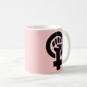 男女同権主義 コーヒーマグカップ (正面右)