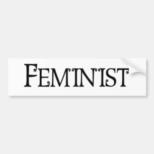 男女同権主義 バンパーステッカー