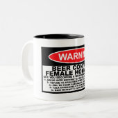 男女差別主義ビール ツートーンマグカップ (正面左)