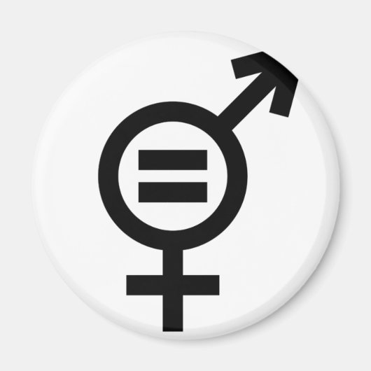 男女平等の象徴 マグネット (正面)