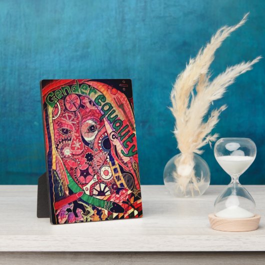 男女平等 フォトプラーク (側面)