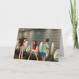 男女混合トイレ。 カード