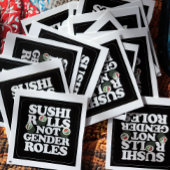 男女転がではない寿司 スクエアシール