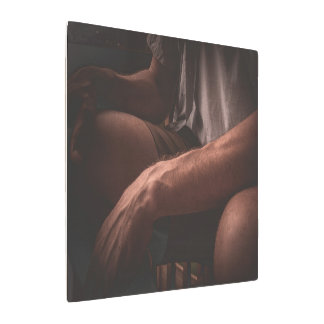 "男威厳のある性度：メタルフレーム最高傑作" メタルプリント