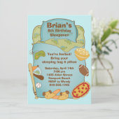 男子たちの泊まりパーティー招待状 招待状 (スタンド正面)