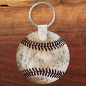 男子にパーソナライズされた贈る野球の格安 キーホルダー (裏面)