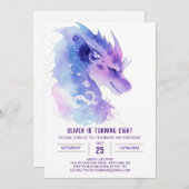 男子のドラゴンクエスト・バースデー 招待状 (正面/裏面)