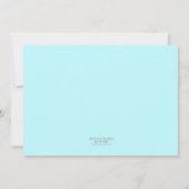 男子のバブルパーティー誕生日招待状 招待状 (裏面)