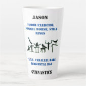 男子の体操ラテマグ カフェラテマグ (正面)