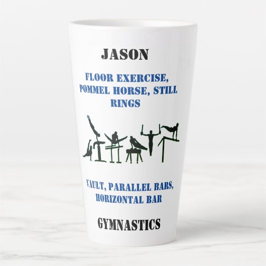 男子の体操ラテマグ カフェラテマグ (正面)