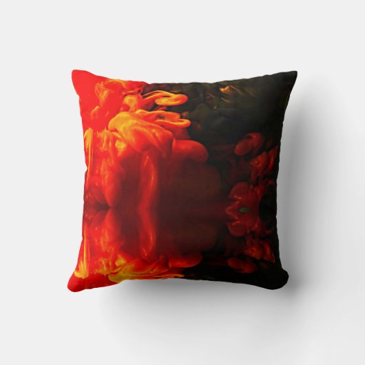 男子の体操 – 溶岩破壊少年カスタムたち クッション (裏面)