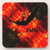 男子の体操 – 溶岩破壊少年カスタムたち コースター (正面)