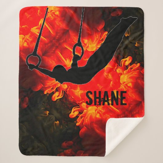 男子の体操 – 溶岩破壊毛布 シェルパブランケット (正面)