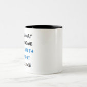 男子の健康専門医素晴らし、 ツートーンマグカップ (中央)