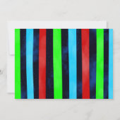 男子の写真招待状 招待状 (裏面)