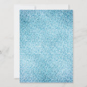 男子の写真　ウィンター・ワンダーランド 招待状 (裏面)