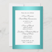 男子の初聖体拝領　青 招待状 (裏面)