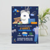 男子の寝込みパーティーお泊まり会招待状 招待状 (スタンド正面)