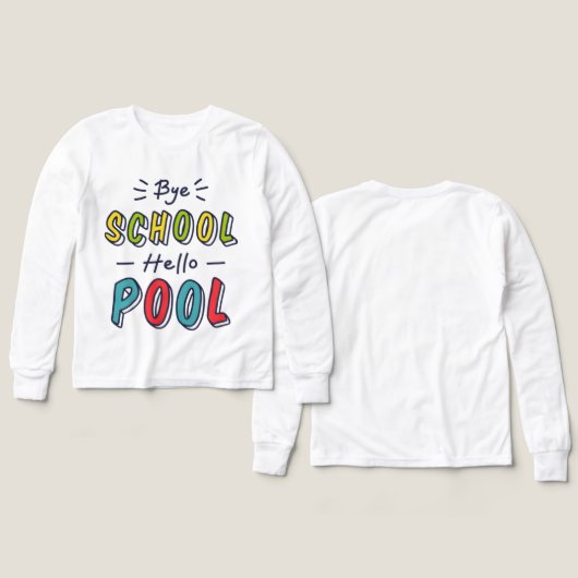 男子の白のサマー準備Tシャツ - 鮮やかな (デザイン 正面＆背面)