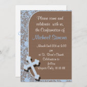 男子の確認招待状 招待状 (正面/裏面)