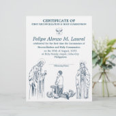 男子の第1回交代証明書 レターヘッド (スタンド正面)