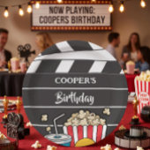 男子の誕生日パーティー 映画鑑賞会 ペーパープレート