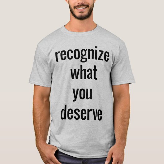 男子のTシャツの基本着としてふさわしいこと Tシャツ (正面)
