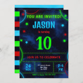 男子への招待 招待状 (正面/裏面)